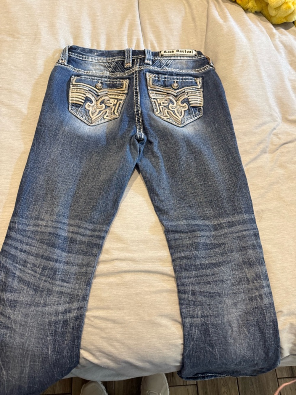 Rock Revival Women's Fiery Red Bootcut Jeans - Picture 5 of 5